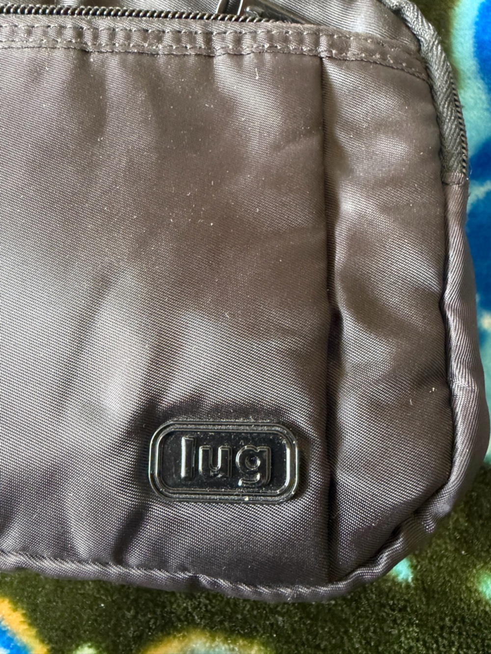 Black Men's Crossbody Shoulder Bag - Picture 5 of 14